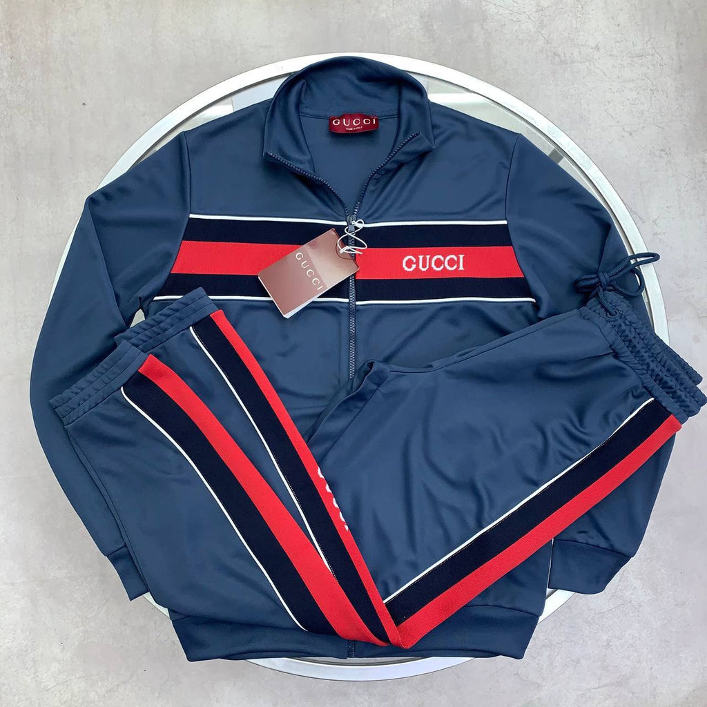 Gucci Neoprene Zipped Tracksuits For Mens in 2 Colors UK Reps AAA Quality