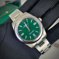 Rolex Oyster Perpetual 36 Green Dial Mens Watch UK Reps AAA Quality