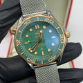 Omega Seamaster Diver 300M Titanium & Bronze Gold Mens Watch UK Reps AAA Quality