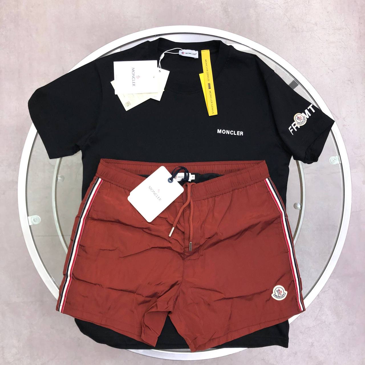 Moncler x FRGMT Hiroshi Fujiwara T-Shirts & Shorts Mens in Multiple Colors UK Reps AAA Quality
