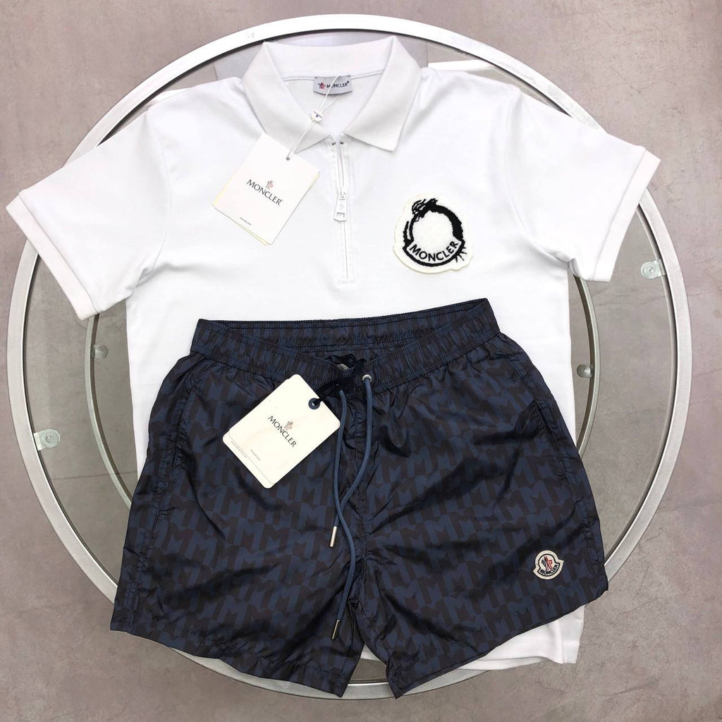 Moncler Lunar New Year Dragon Polo Shirts & Shorts Mens in Multiple Colors UK Reps AAA Quality