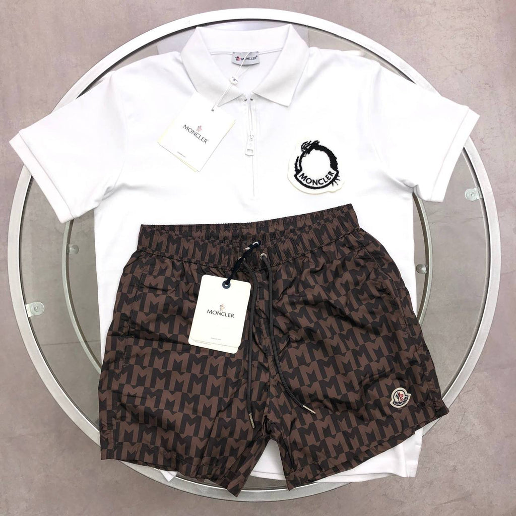 Moncler Lunar New Year Dragon Polo Shirts & Shorts Mens in Multiple Colors UK Reps AAA Quality