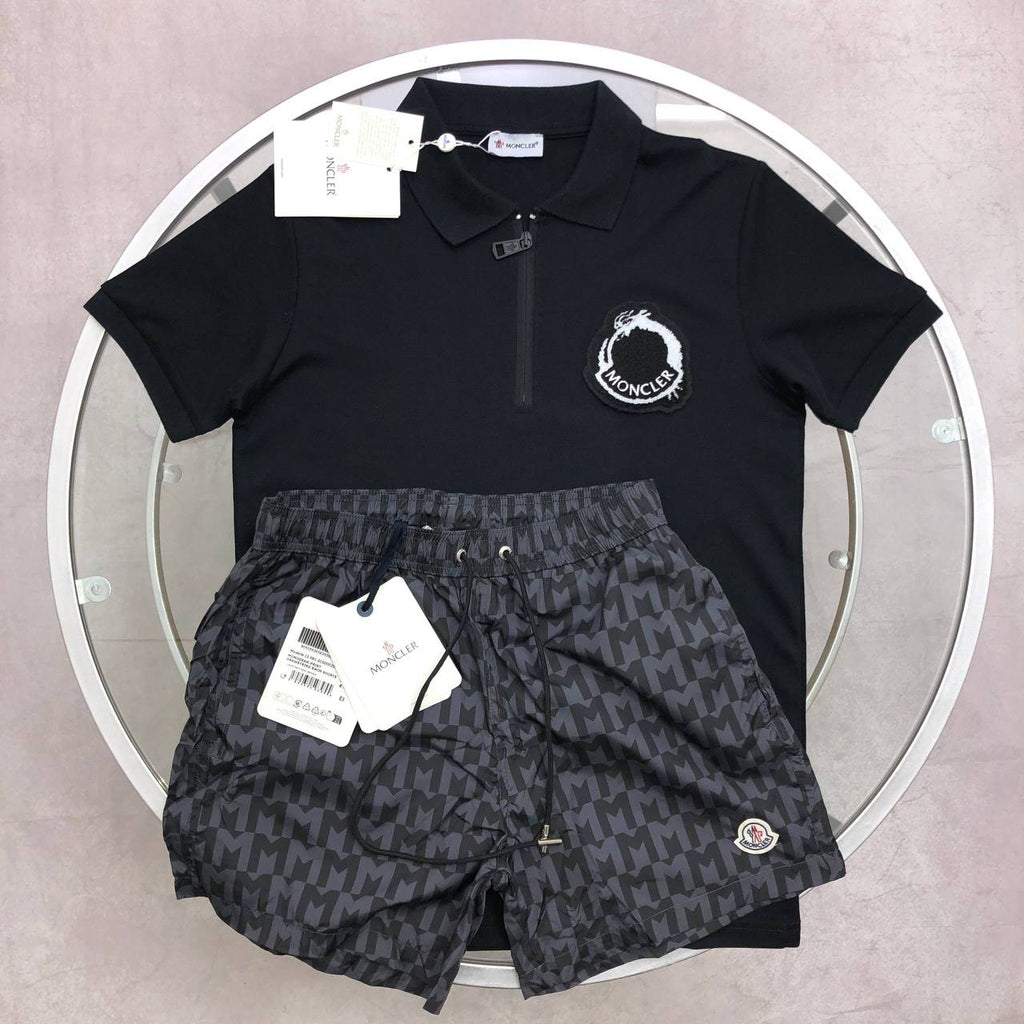 Moncler Lunar New Year Dragon Polo Shirts & Shorts Mens in Multiple Colors UK Reps AAA Quality