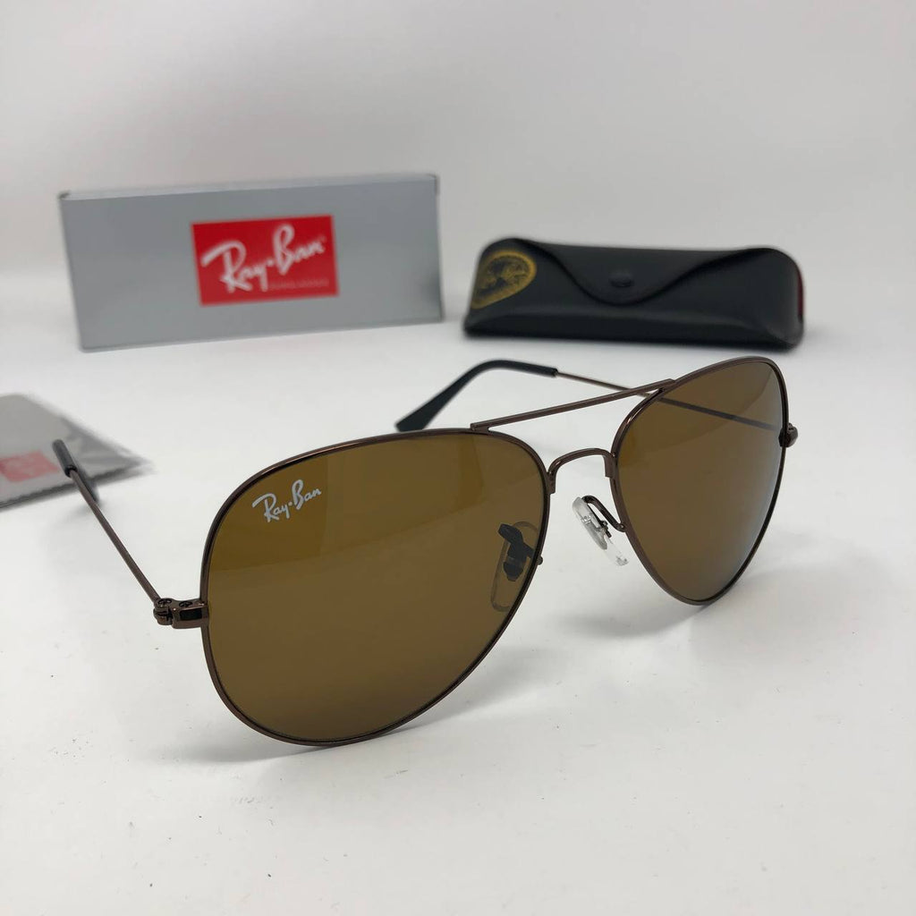 Ray Ban Aviator Sunglasses Metal Frame Black UK Reps AAA Quality