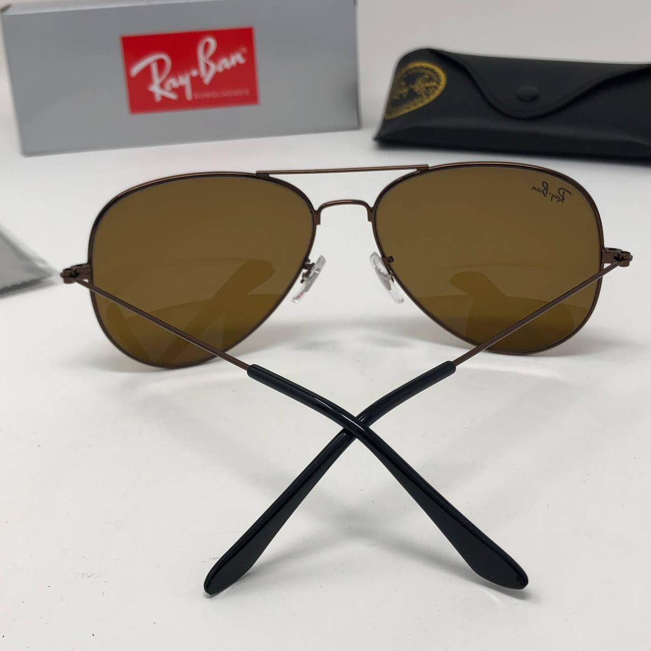 Ray Ban Aviator Sunglasses Metal Frame Black UK Reps AAA Quality