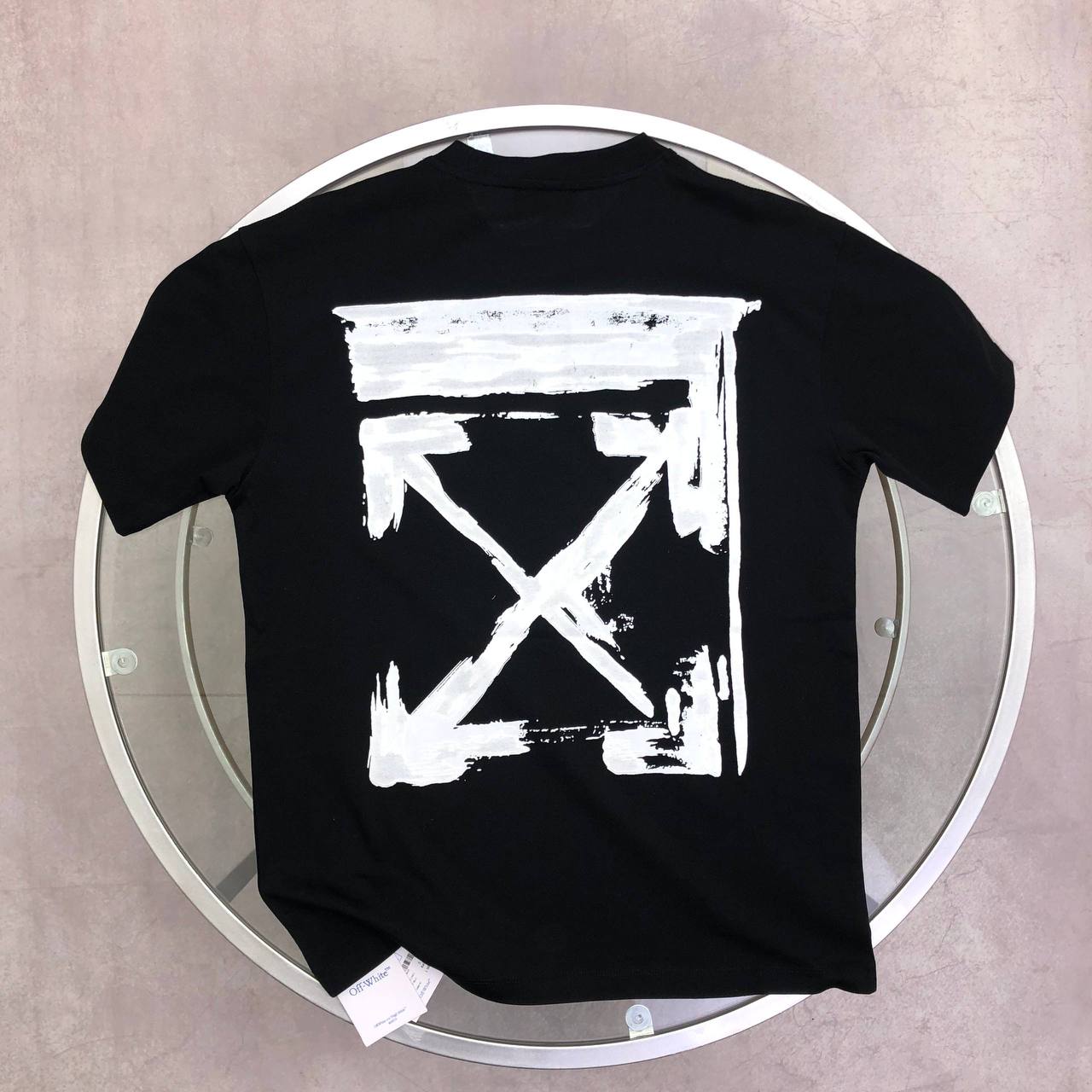 Off-White Ink Arrow Mens T-Shirt in 2 Colors UK Reps AAA Quality