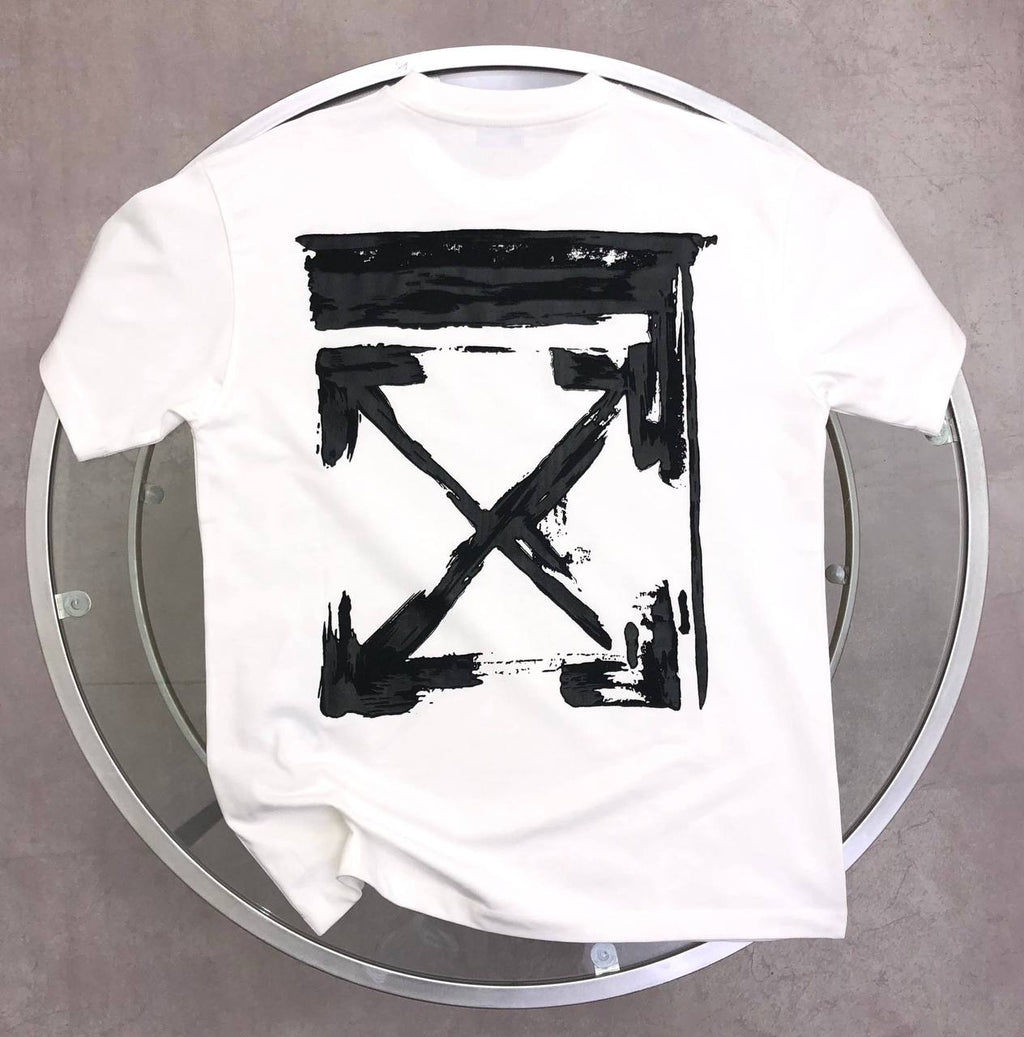 Off-White Ink Arrow Mens T-Shirt in 2 Colors UK Reps AAA Quality