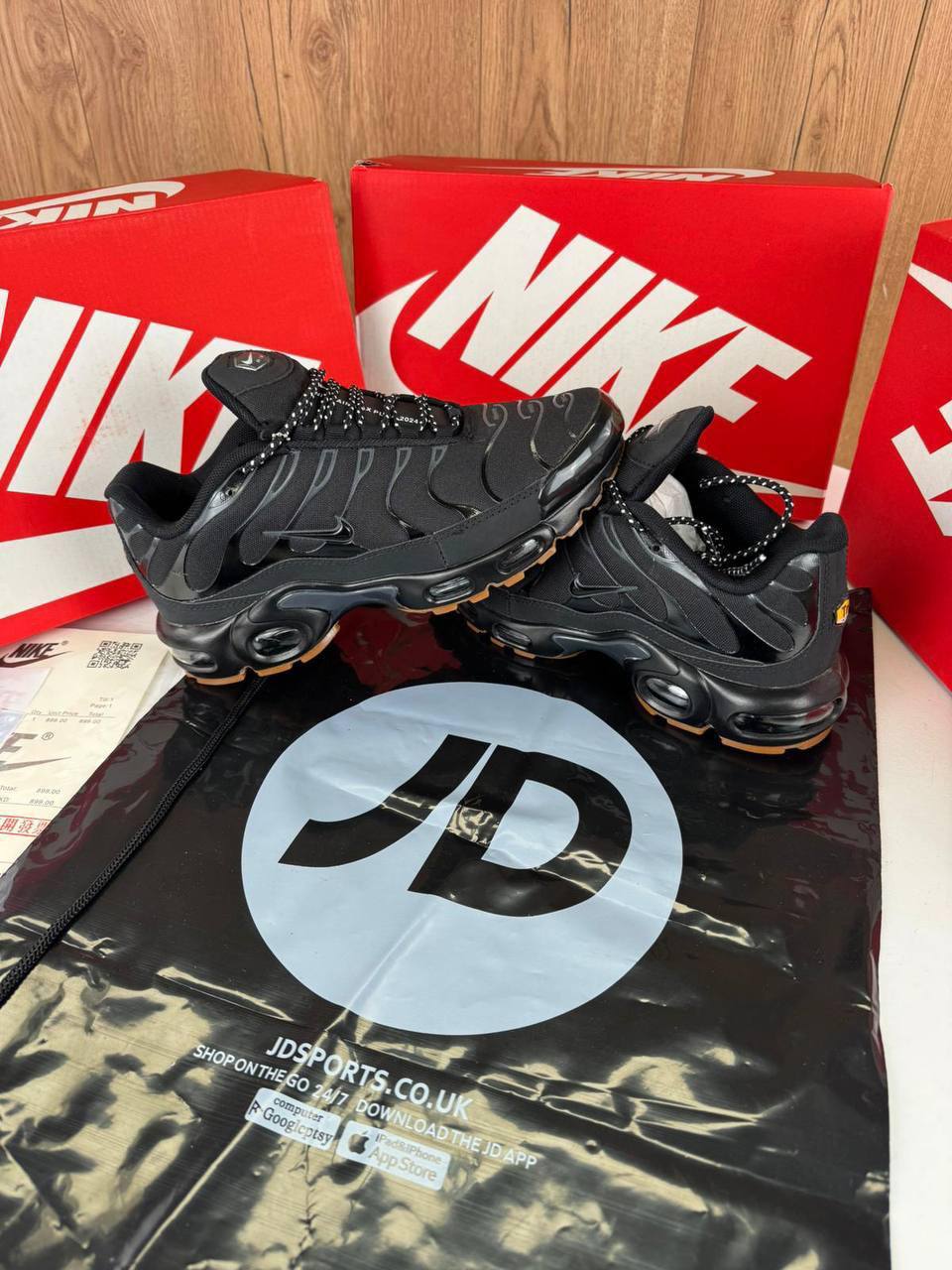 Nike Air Max Plus TN Black/Light Brown Mens Trainers Best Sale UK Reps AAA Quality