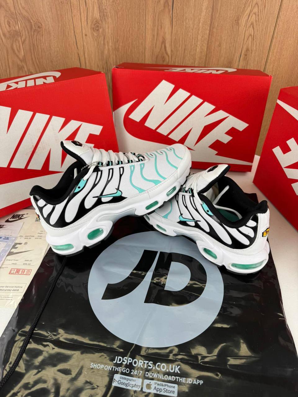 Nike Air Max Plus TN 'Atmos White Hyper Jade' Mens Trainers Best Sale UK Reps AAA Quality