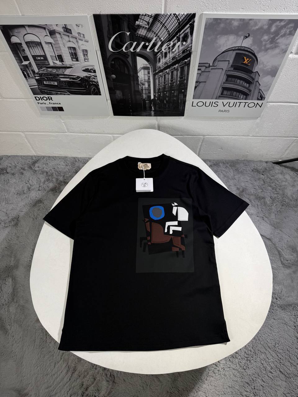 Hermes "Velký Lov" T-shirt Mens in Multiple Colors UK Reps AAA Quality