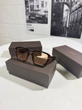 Tom Ford Navigator-Style Frame in Dark Havana Sunglasses UK Reps AAA Quality