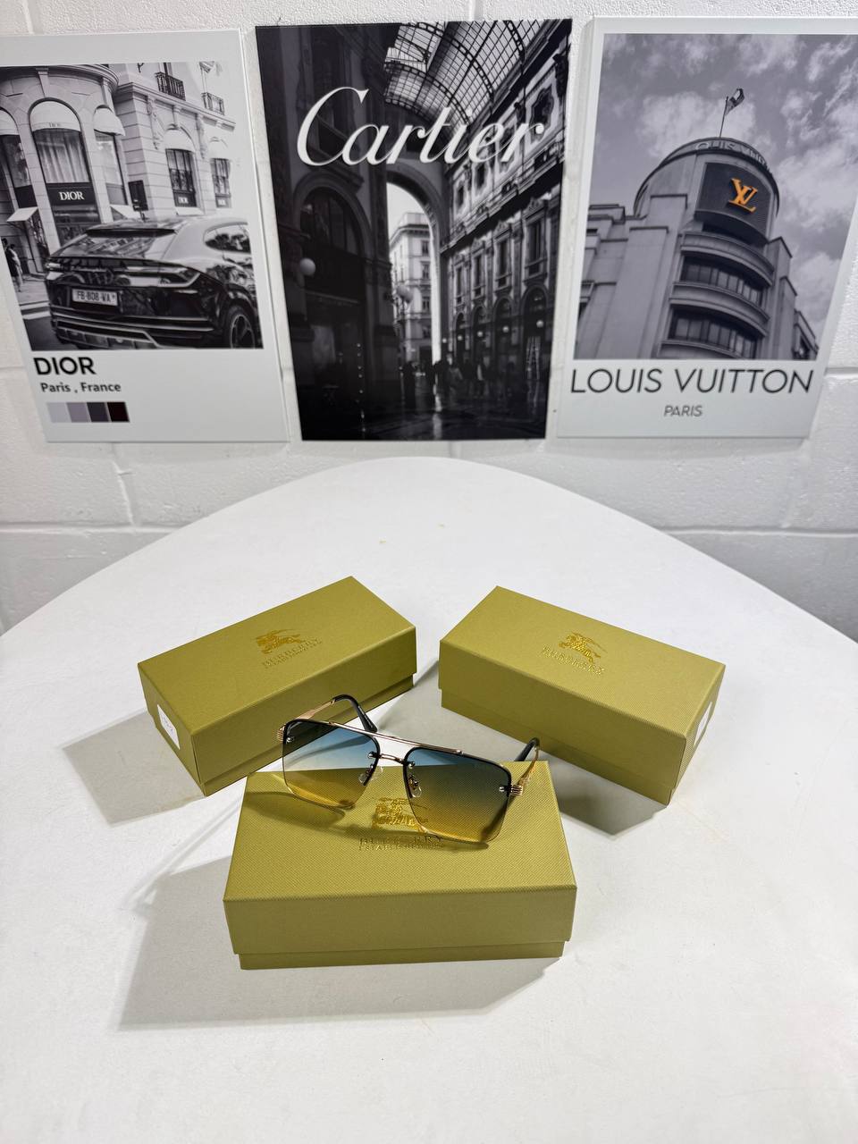 Burberry BE3146 Geometric Sunglasses UK Reps AAA Quality