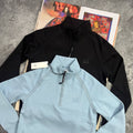 C.P. Company Diagonal Fleece Half-Zip Jumpers Mens in 2 Colors UK Reps AAA Quality