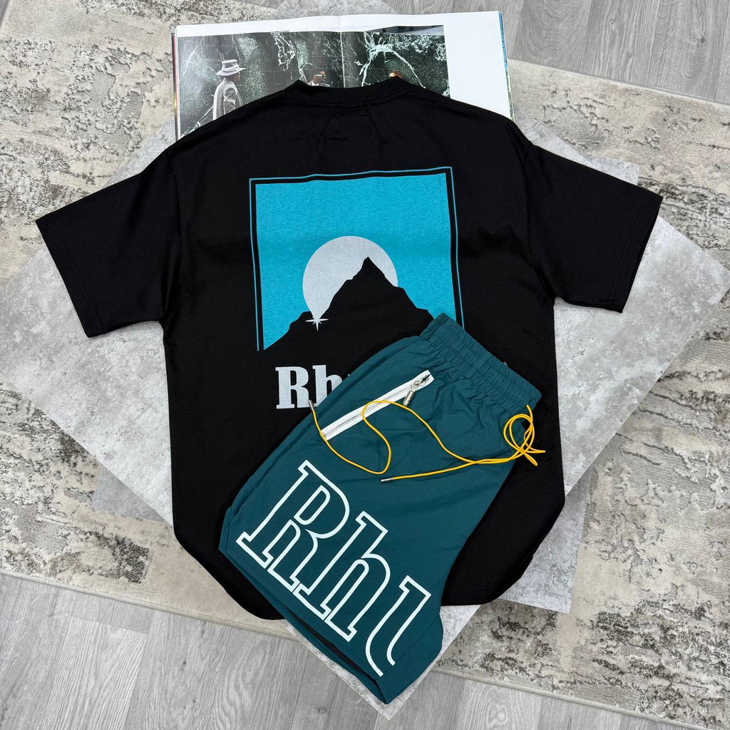 Rhude Moonlight T-Shirts & Shorts Mens in Multiple Colors UK Reps AAA Quality