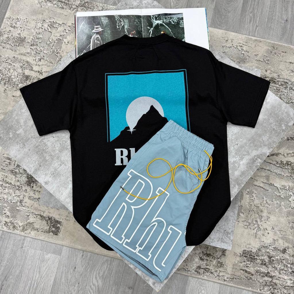 Rhude Moonlight T-Shirts & Shorts Mens in Multiple Colors UK Reps AAA Quality