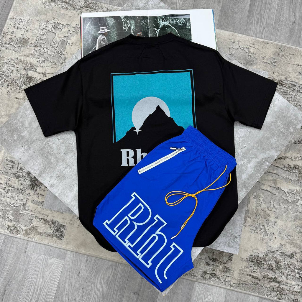 Rhude Moonlight T-Shirts & Shorts Mens in Multiple Colors UK Reps AAA Quality