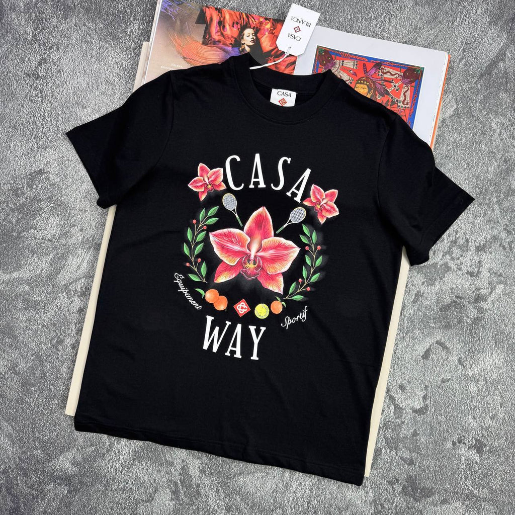 Casablanca Casa Way Orchid T-Shirt in 2 Colors UK Reps AAA Quality
