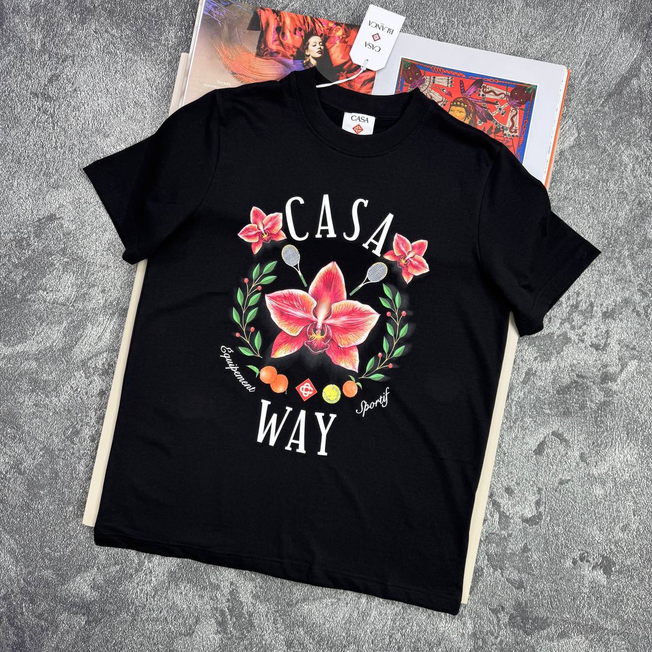 Casablanca Casa Way Orchid T-Shirt in 2 Colors UK Reps AAA Quality