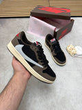 Nike Air Jordan 1 x Travis Scott OG 'Mocha' Sneakers Mens UK Reps AAA Quality
