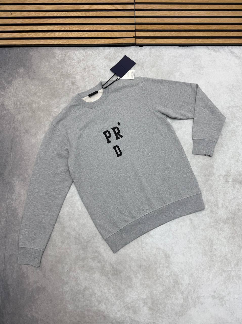 Prada Logo-Embroidered Mens Jumpers in 2 Colors UK Reps AAA Quality