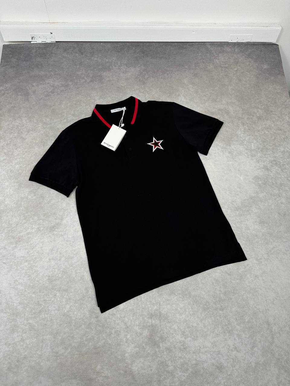 Givenchy Embroidered Star Cotton Polo Shirts in 2 Colors UK Reps AAA Quality