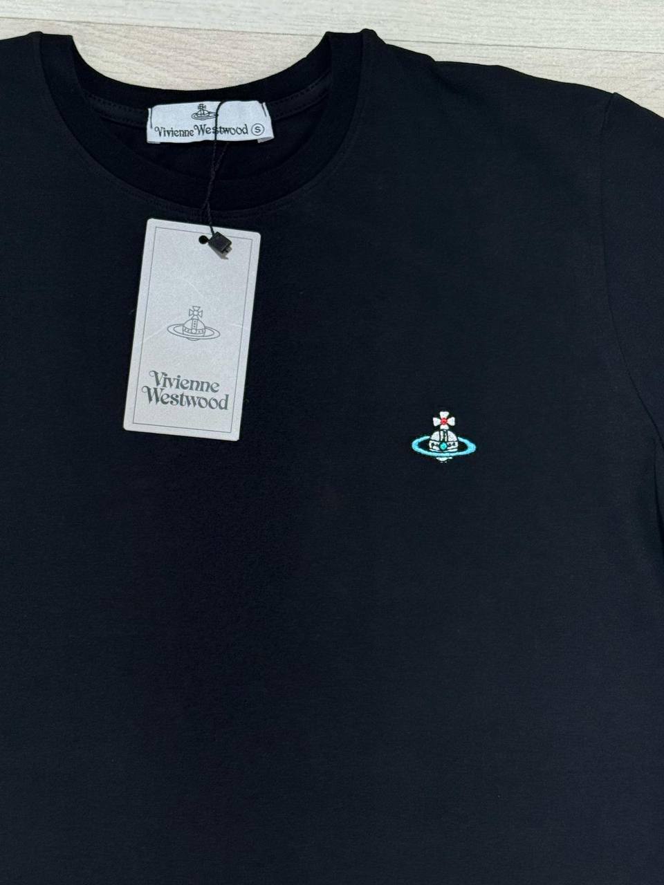 Vivienne Westwood Embroidered Orb Logo T-Shirts Mens in Multiple Colors Best Sale UK Reps AAA Quality