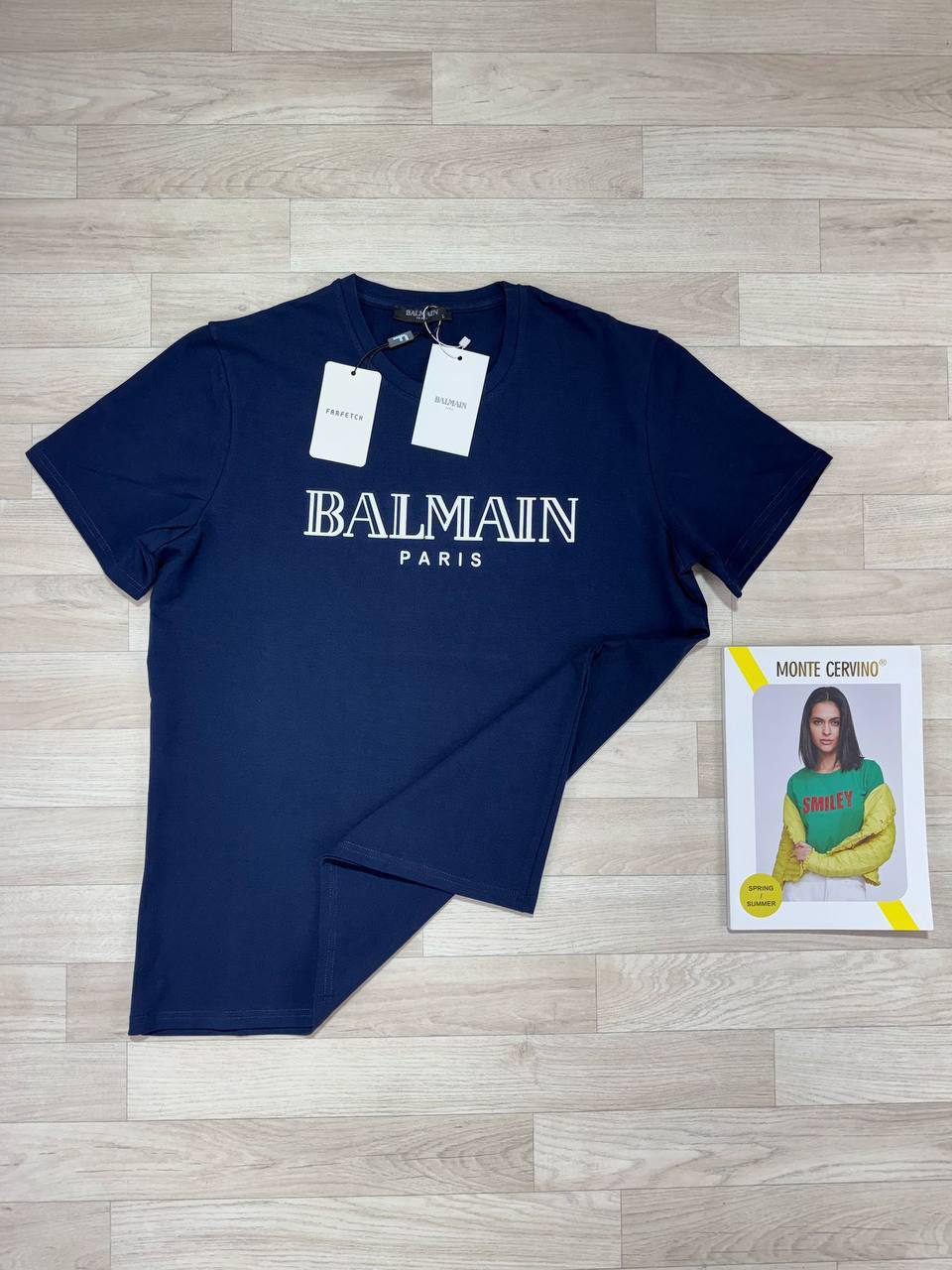 Balmain Logo-Embroidered Cotton T-Shirt in Multiple Colors Mens Best Sale UK Reps AAA Quality