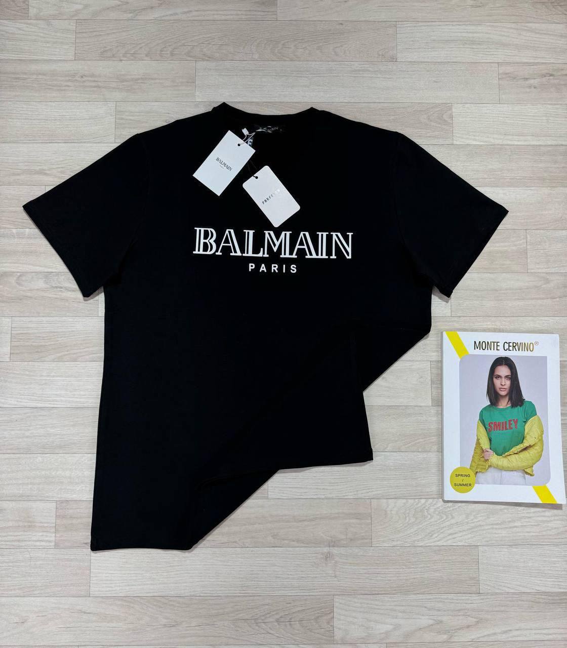 Balmain Logo-Embroidered Cotton T-Shirt in Multiple Colors Mens Best Sale UK Reps AAA Quality