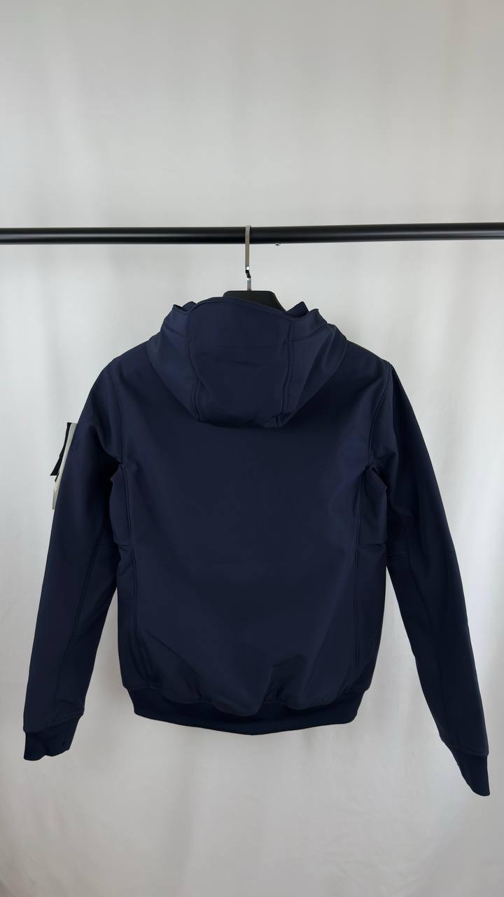 Stone Island Junior Logo-Patch Zip-Up Jacket Mens in Multiple Colors Best Sale UK Reps AAA Quality
