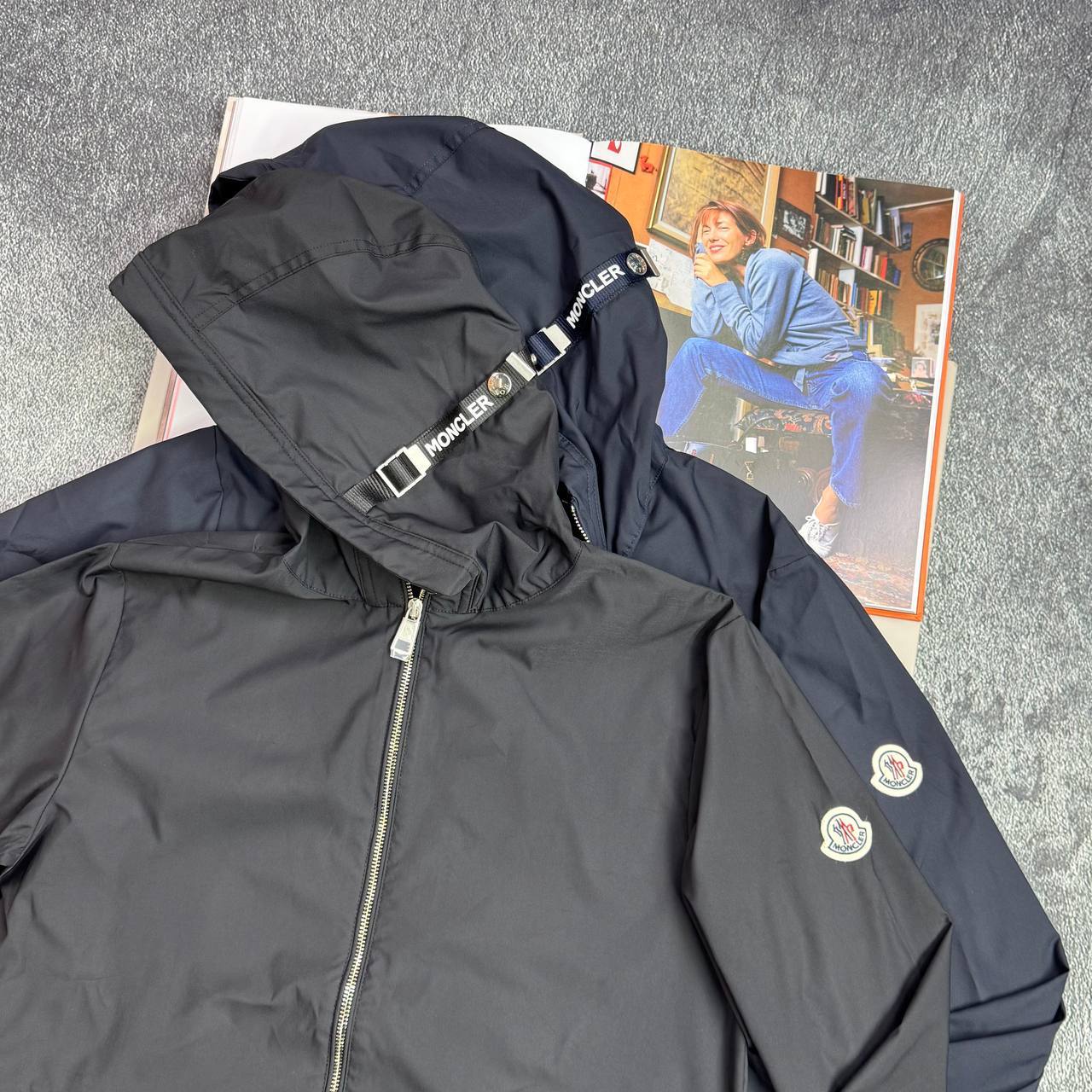 Moncler Remoray Windbreaker Logo Mens Jacket in 2 Colors Best Sale UK Reps AAA Quality