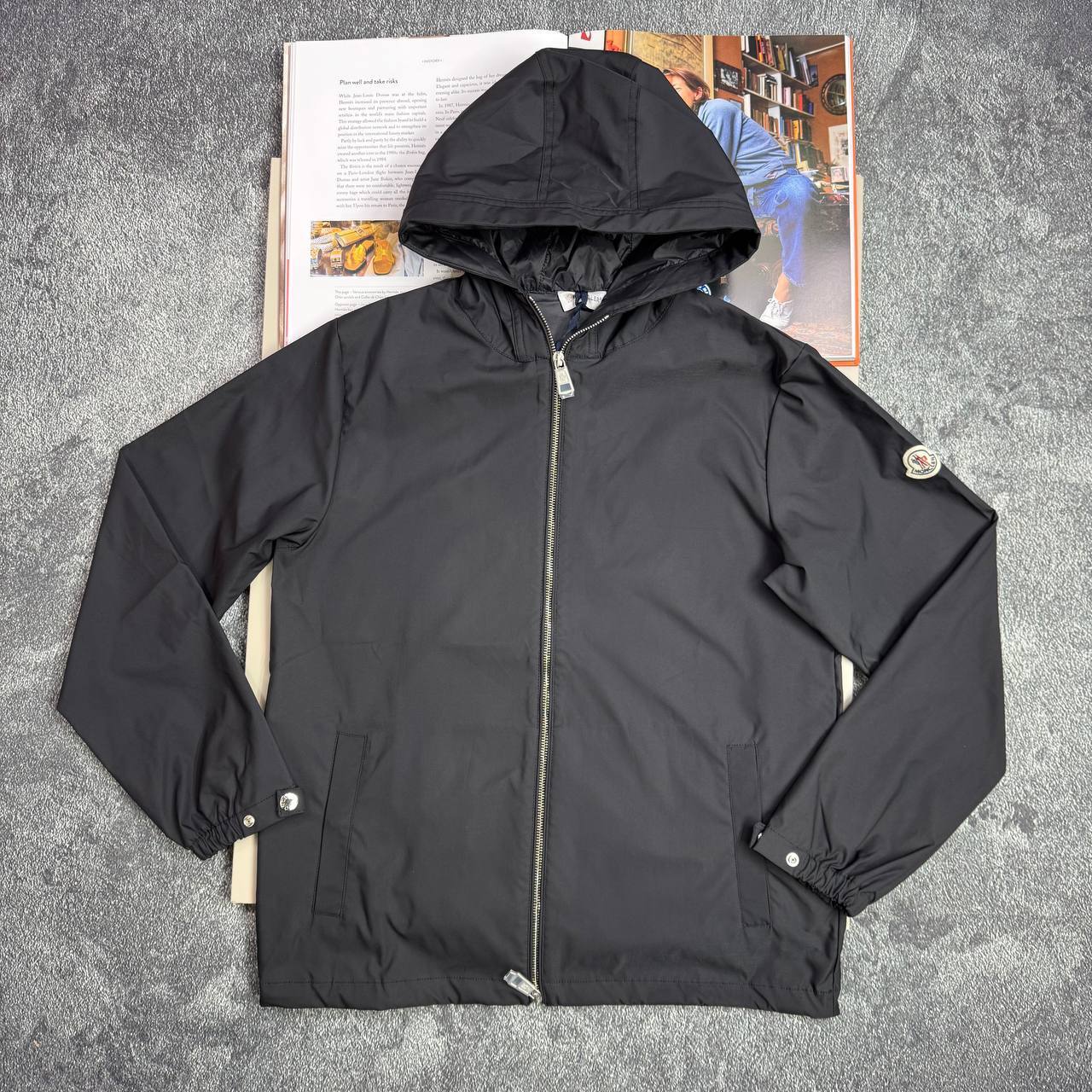 Moncler Remoray Windbreaker Logo Mens Jacket in 2 Colors Best Sale UK Reps AAA Quality