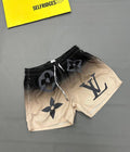 Louis Vuitton Black/Beige Gradient Shorts Men UK Reps AAA Quality