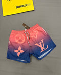 Louis Vuitton Pink-Blue Gradient Shorts Men's UK Reps AAA Quality