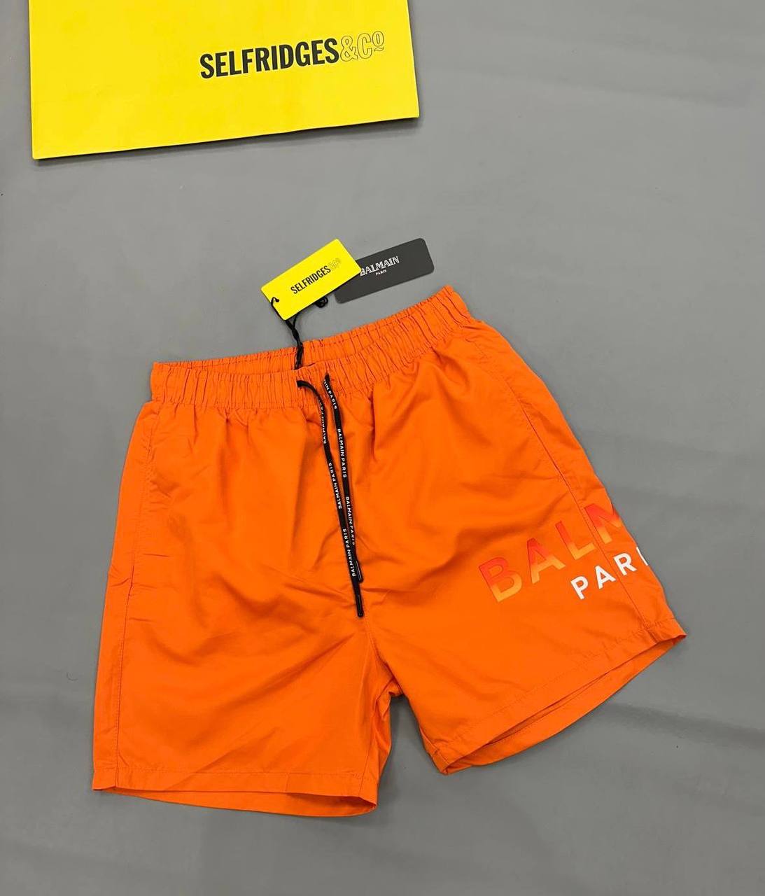 Balmain Logo-Print Technical Shorts Mens in Multiple Colors UK Reps AAA Quality