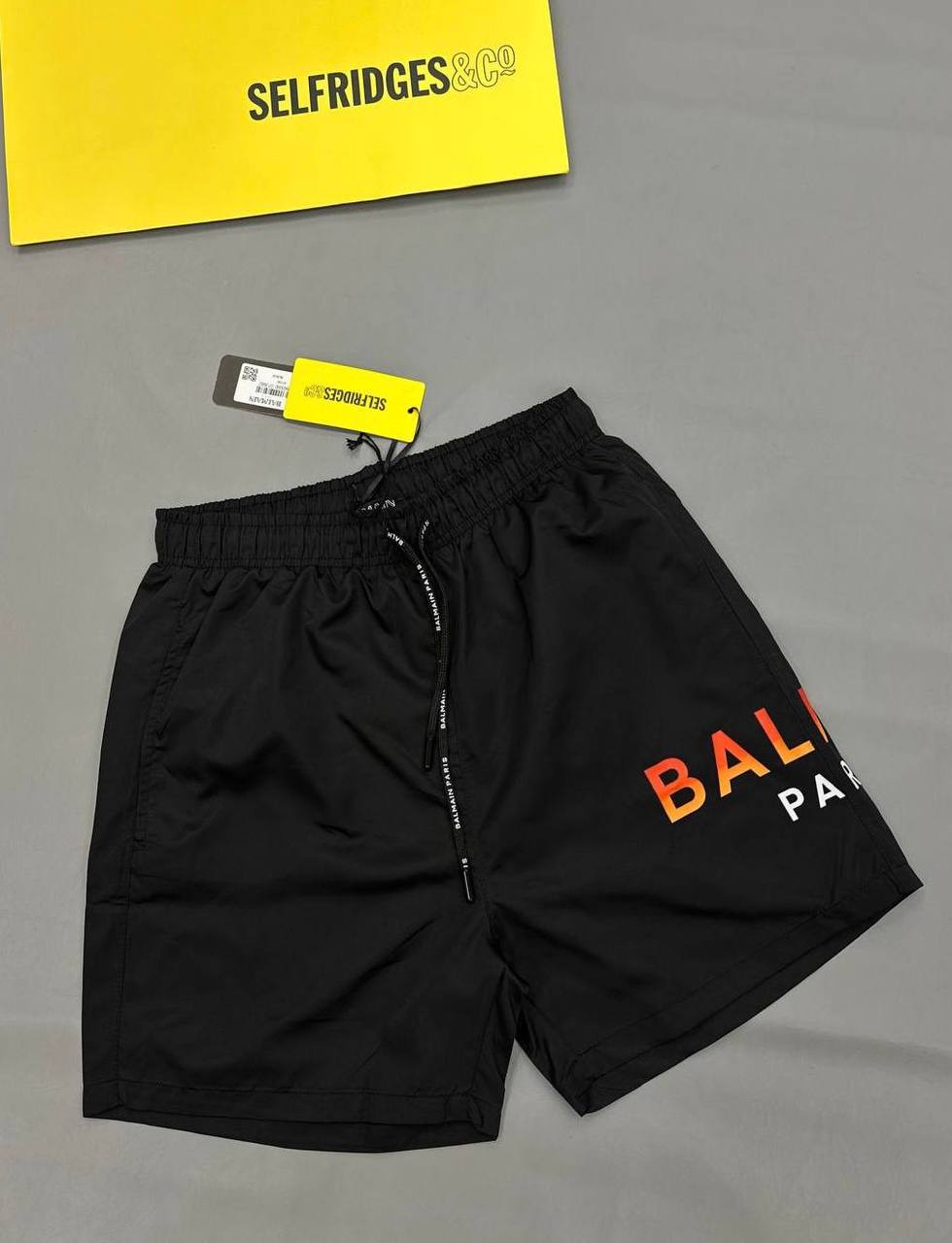 Balmain Logo-Print Technical Shorts Mens in Multiple Colors UK Reps AAA Quality