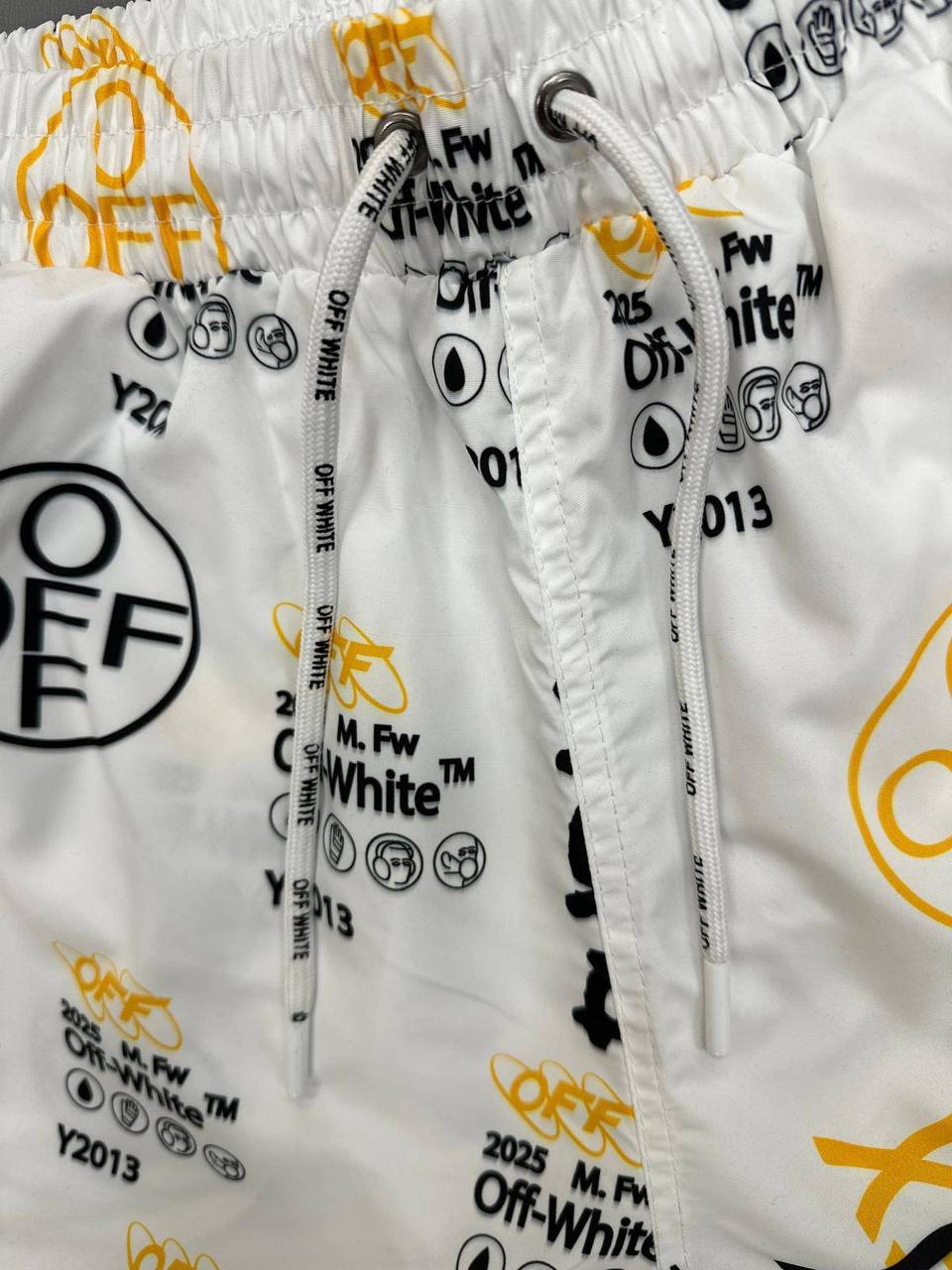 Off-White Graphic Print Streetwear Shorts Mens UK Reps AAA Quality