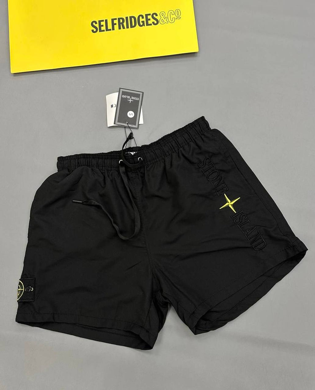 Stone Island Logo-Print Shorts Mens in 2 Colors UK Reps AAA Quality