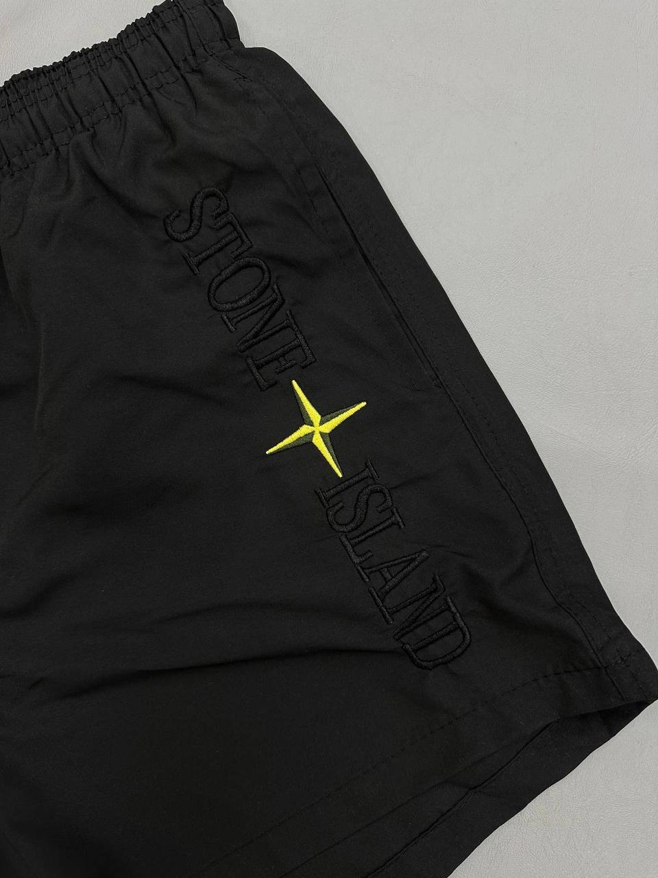 Stone Island Logo-Print Shorts Mens in 2 Colors UK Reps AAA Quality