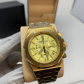 Audemars Piguet Royal Oak Chronograph Yellow Gold Men Watch UK Reps AAA Quality