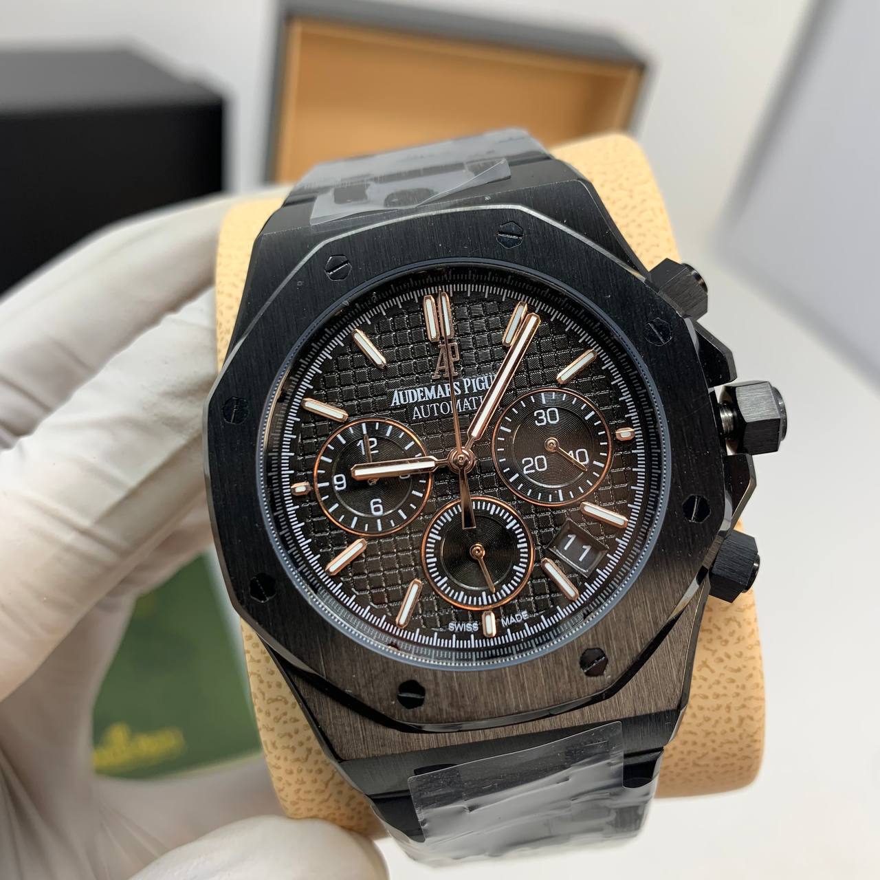 Audemars Piguet Royal Oak Chronograph Black Ceramic Men Watch UK Reps AAA Quality