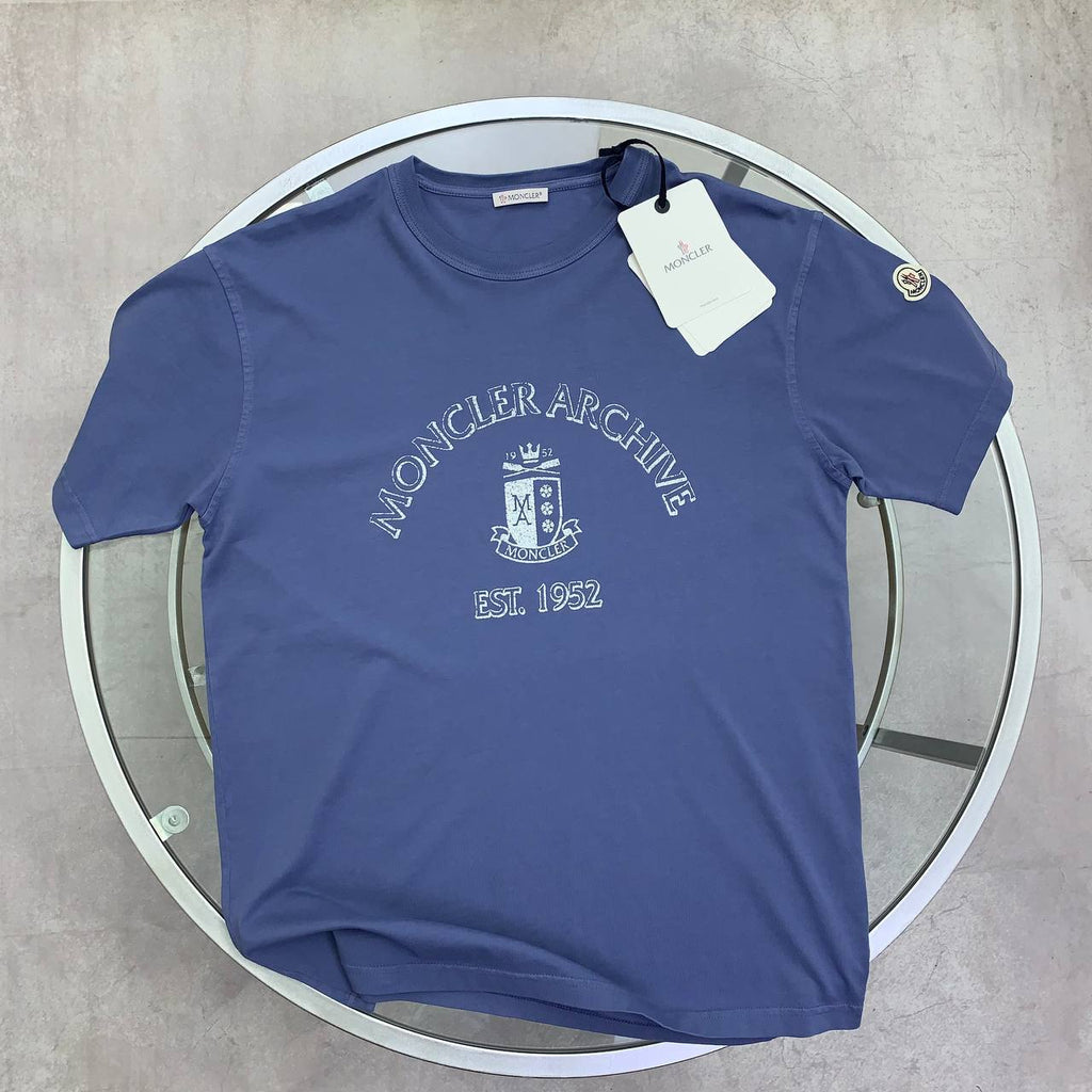 Moncler Archive Logo T-Shirt in Multiple Colors UK Reps AAA Quality