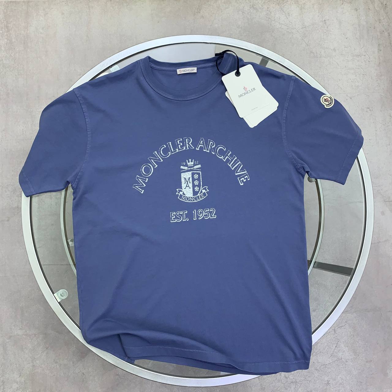 Moncler Archive Logo T-Shirt in Multiple Colors UK Reps AAA Quality