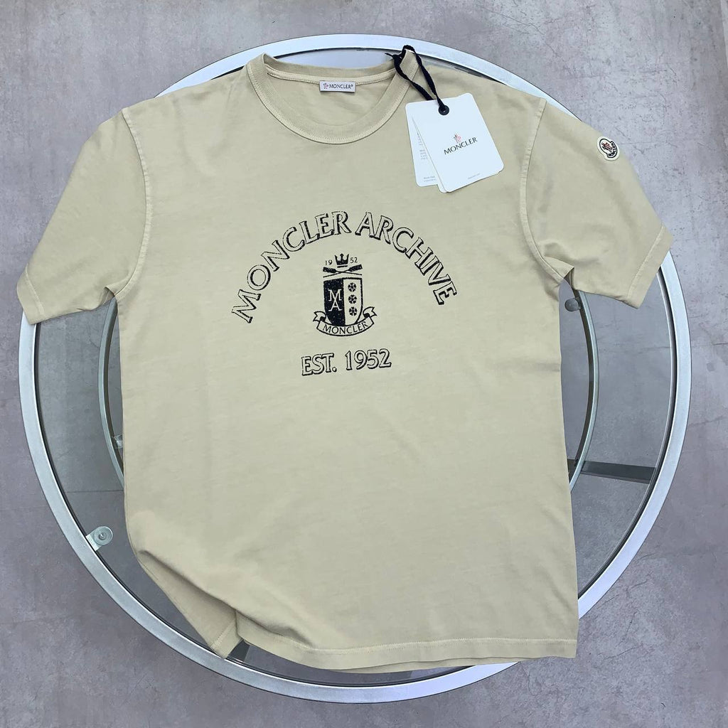 Moncler Archive Logo T-Shirt in Multiple Colors UK Reps AAA Quality