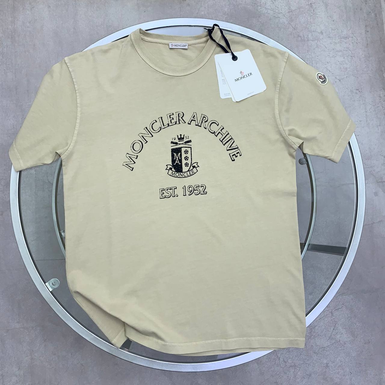 Moncler Archive Logo T-Shirt in Multiple Colors UK Reps AAA Quality