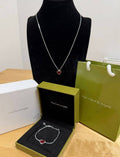 Van Cleef & Arpels Sweet Alhambra Heart Necklace & Bracelet Set Womens UK Reps AAA Quality
