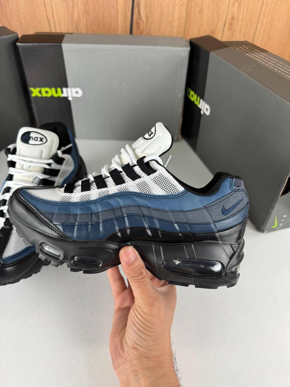 Nike Air Max 95 Essential 'Navy Blue' Mens Fashion Trainers Best Sale UK Reps AAA Quality