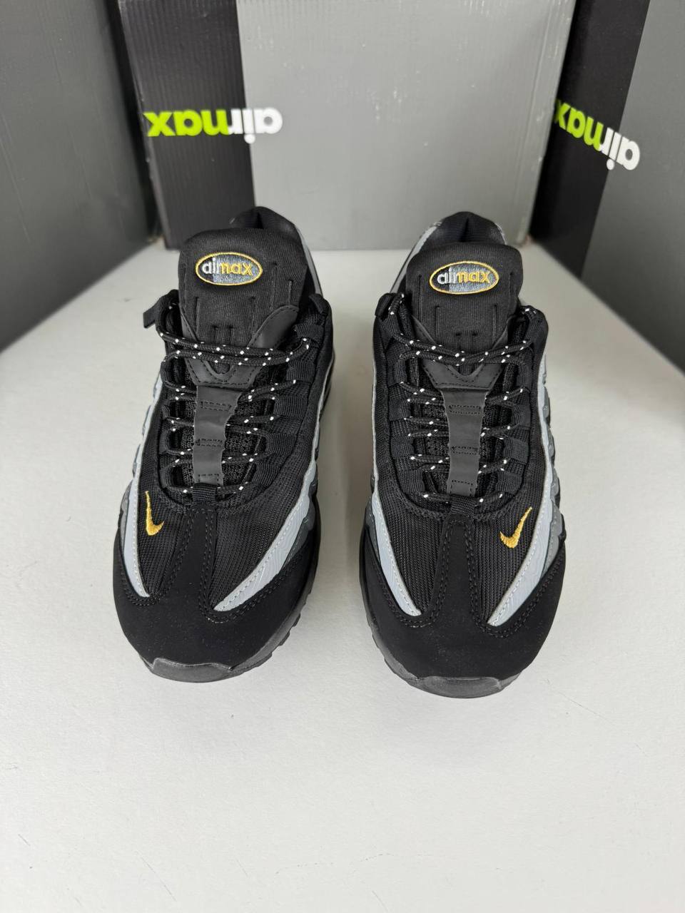 Nike Air Max 95 Essential 'Batman' Mens Fashion Trainers Best Sale UK Reps AAA Quality