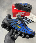 Nike Shox TL Shoes Black Metallic Silver Lyon Blue Mens Trainers Best Sale UK Reps AAA Quality