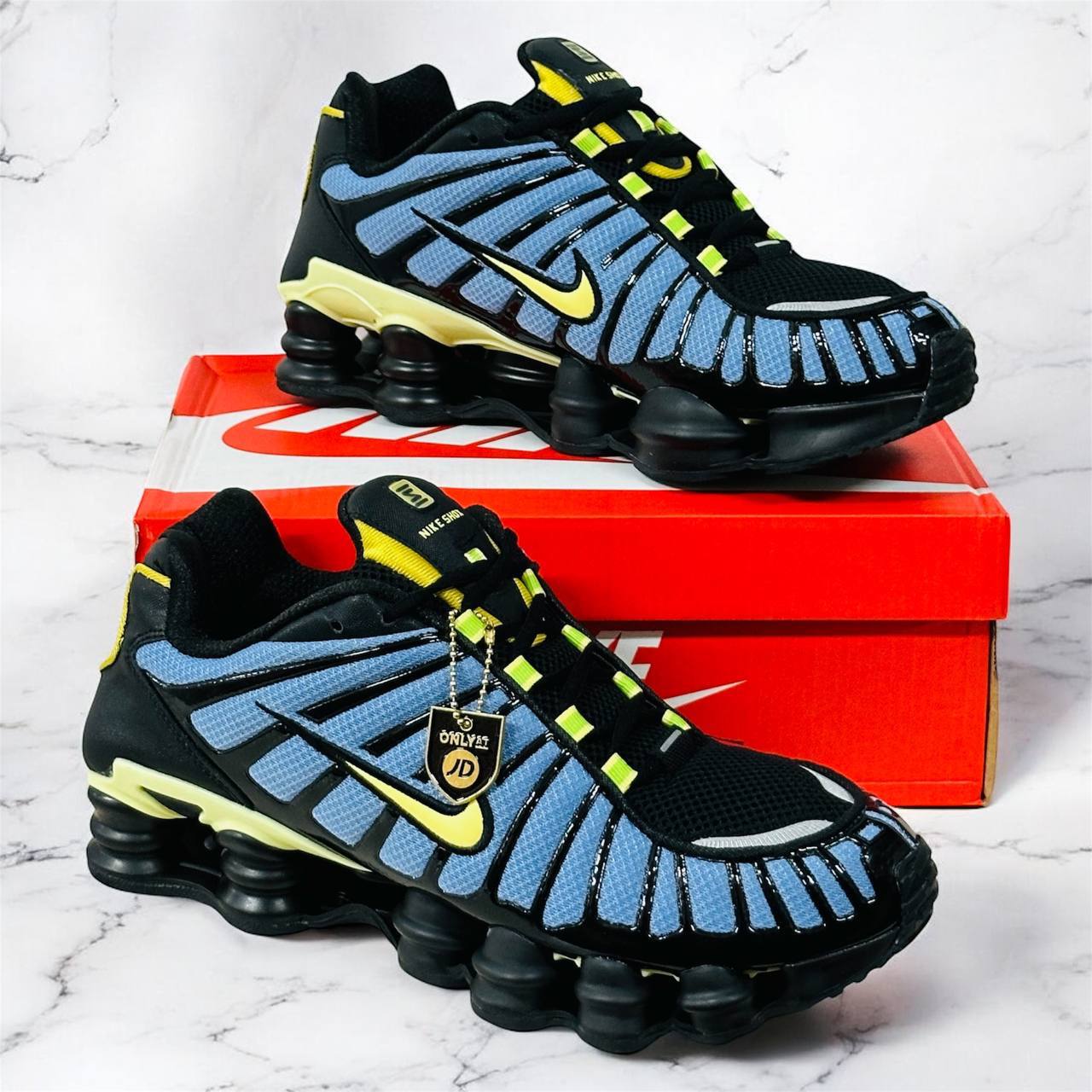 Nike Shox TL "Thunderstorm/Volt Black" Mens Trainers Best Sale UK Reps AAA Quality