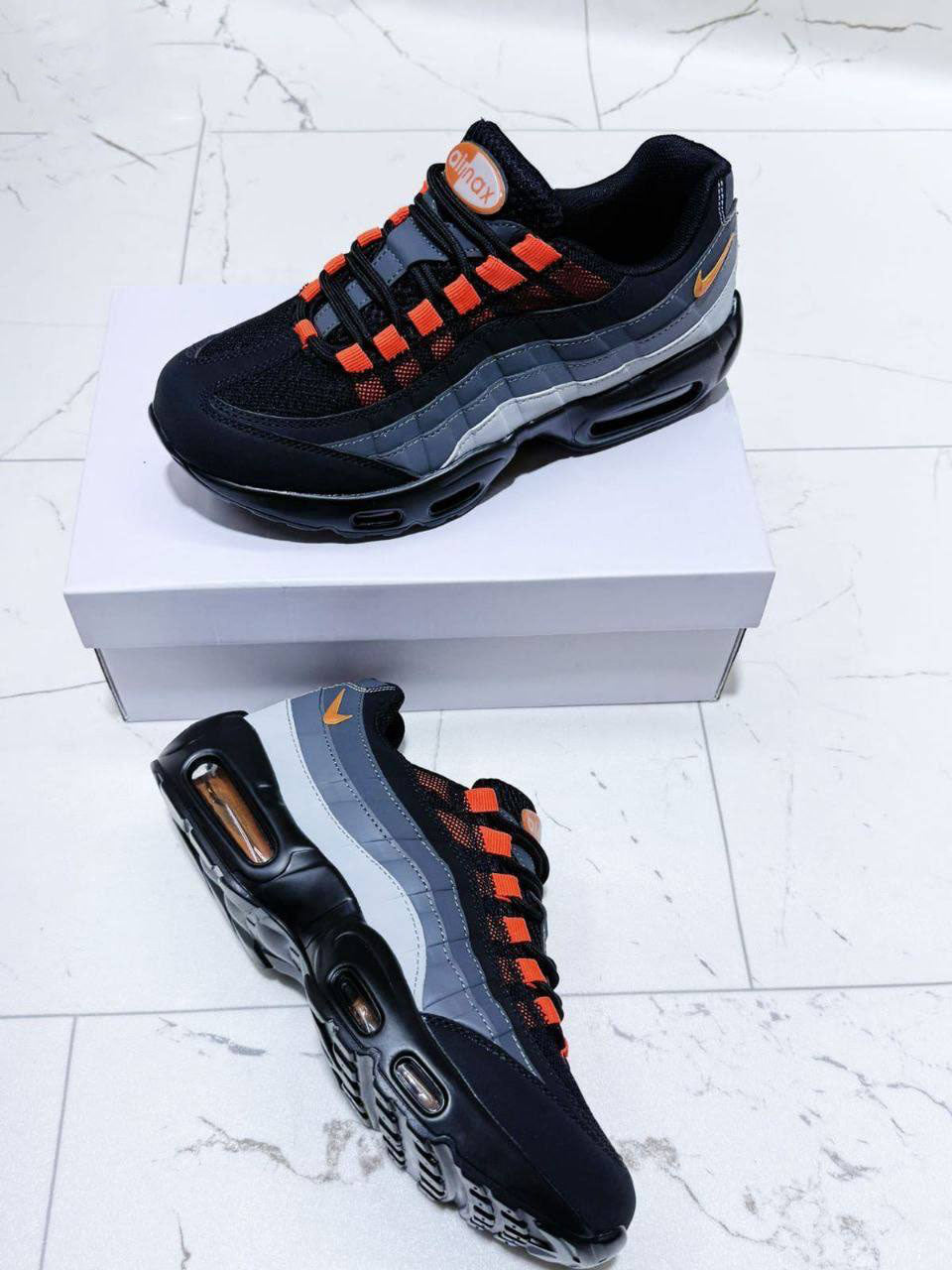 Nike Air Max 95 Hyper Crimson Mens Fashion Trainers Best Sale UK Reps AAA Quality